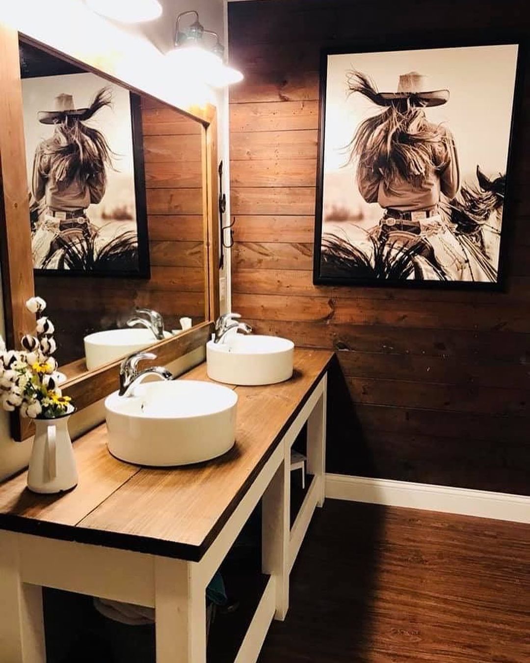 Modern Western Styling in a Wooden Haven
